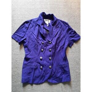 Lois Snyder Dani Max Women's top Size 8 Petite P Button up Top